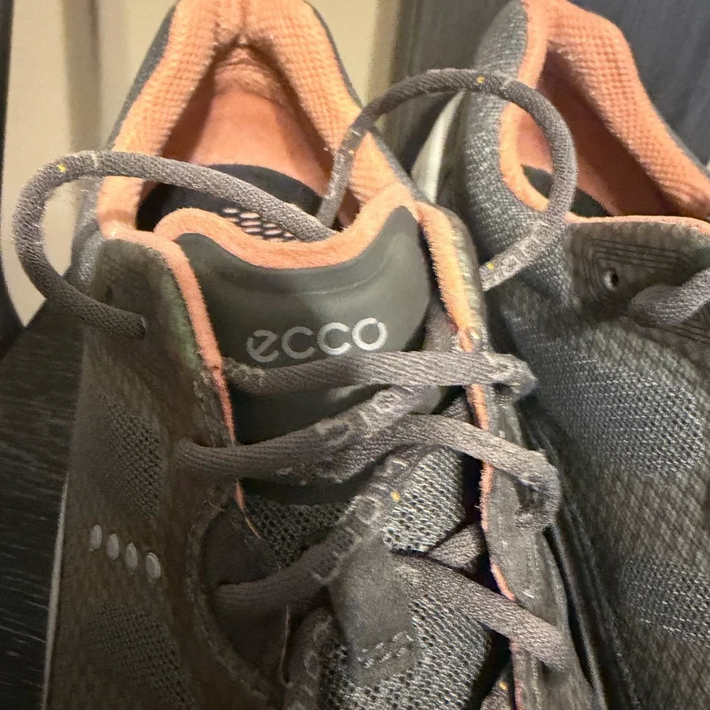Ecco Gray and Green Women's Sneakers